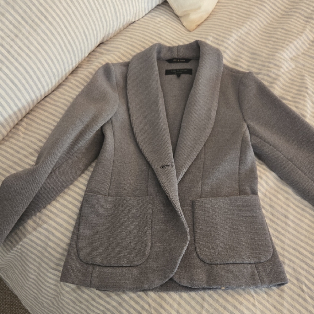 Rag + Bone Grey Blazer - Size M